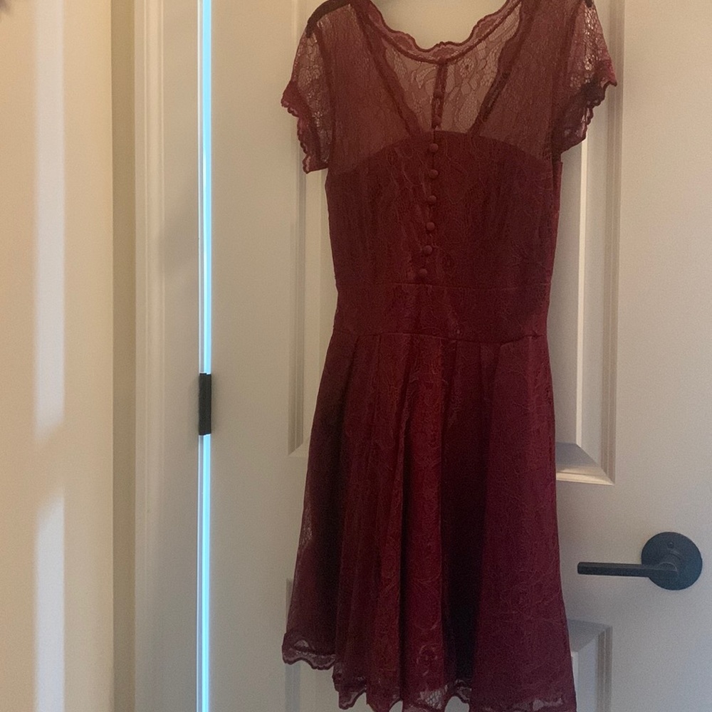 miusol small maroon dress